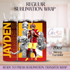 Jayden Daniels Quarterback Commander - 20oz Regular Sublimation Wrap