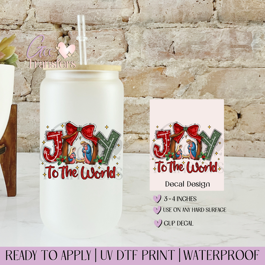 Joy To The World - Decal UVDTF