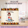Just a Girl Who Loves Books - 20oz Regular Sublimation Wrap