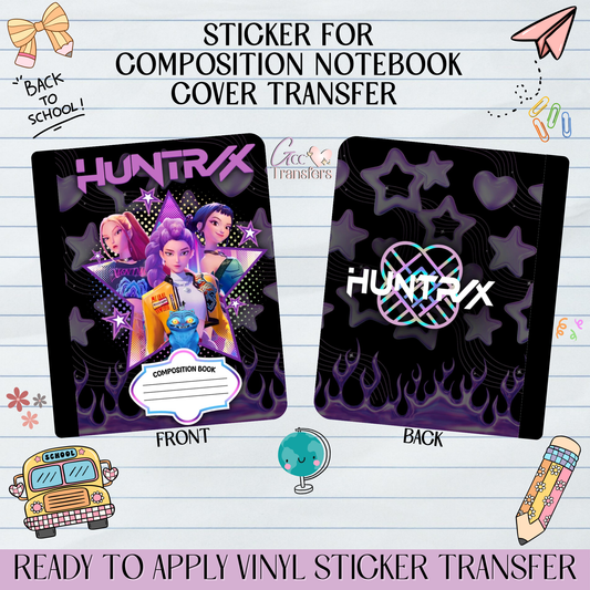 Kpop Girls - Sticker for Notebook Cover