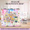 Creep Cutie Character - 20oz Regular Sublimation Wrap