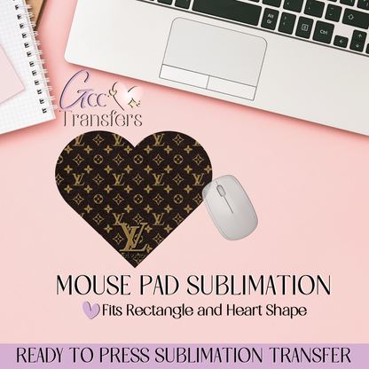 Original Luxury Pattern - Mouse Pad Sublimation Transfer