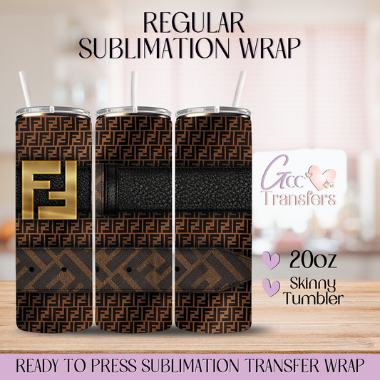 Belt Luxury Pattern - 20oz Regular Sublimation Wrap