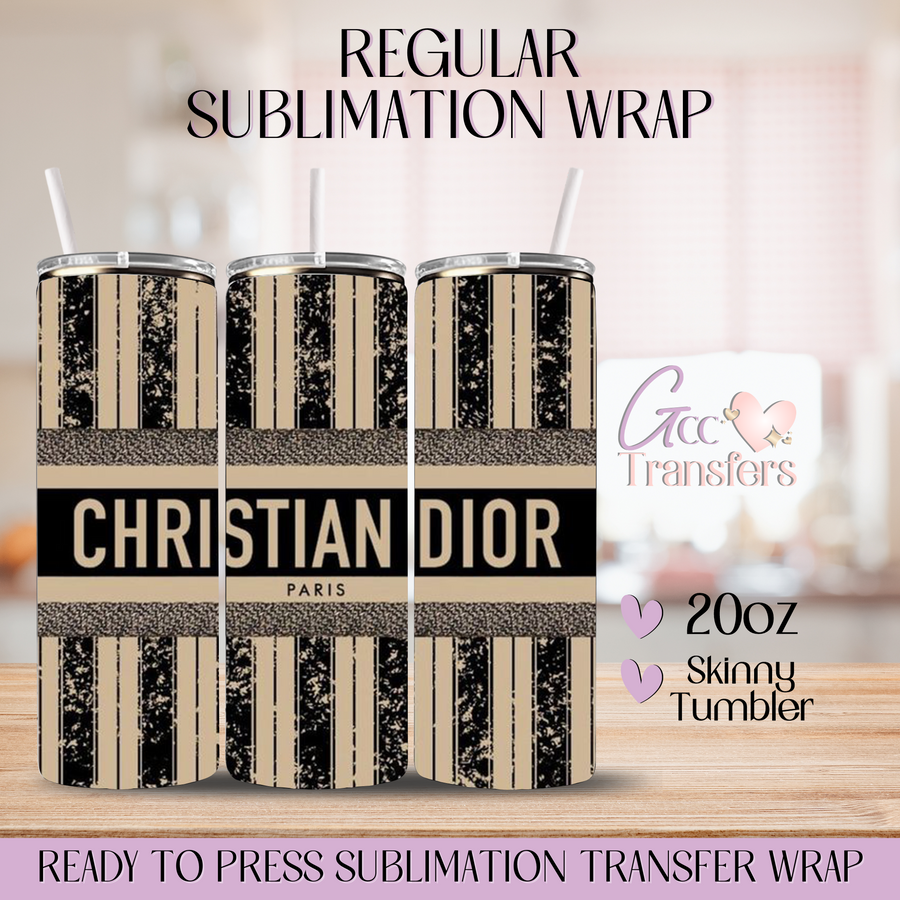 Luxury Stripes Designer France - 20oz Regular Sublimation Wrap