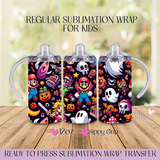 Coin Picker Halloween - 12oz Regular Sublimation Wrap