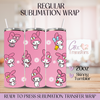 Cute Cat Character - 20oz Regular Sublimation Wrap
