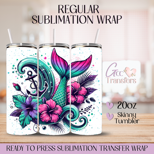 Mermaid Tail  - 20oz Regular Sublimation Wrap