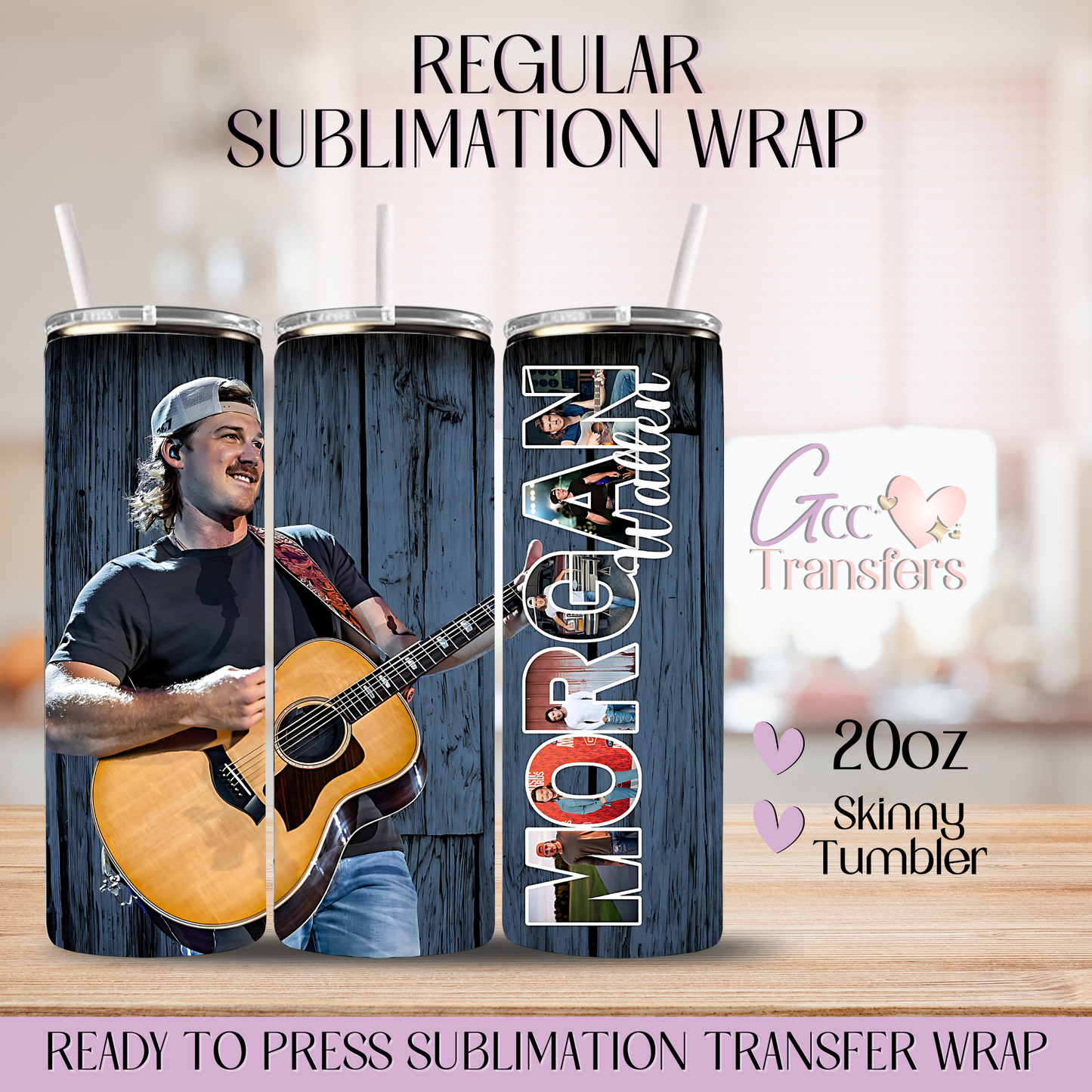 Morgan Wallen Singer - 20oz Regular Sublimation Wrap