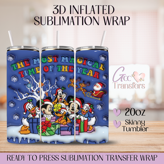 Most Magical Time - 20oz 3D Inflated Sublimation Wrap