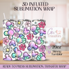 Mouse Cotton Candy - 20oz 3D Inflated Sublimation Wrap