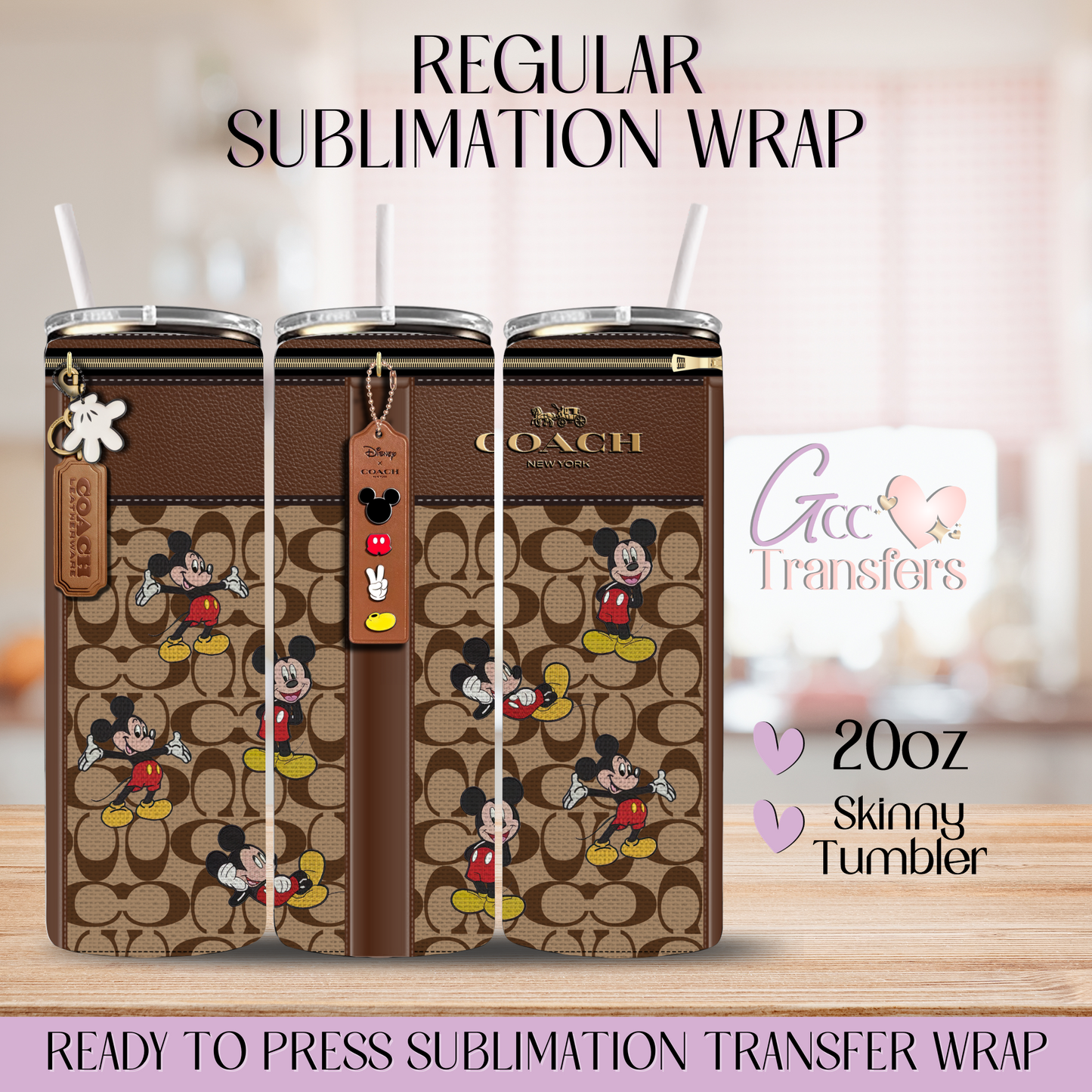 Mouse Fashion Purse - 20oz Regular Sublimation Wrap