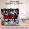 NC Centra Uni Football Team - 20oz 3D Inflated Sublimation Wrap