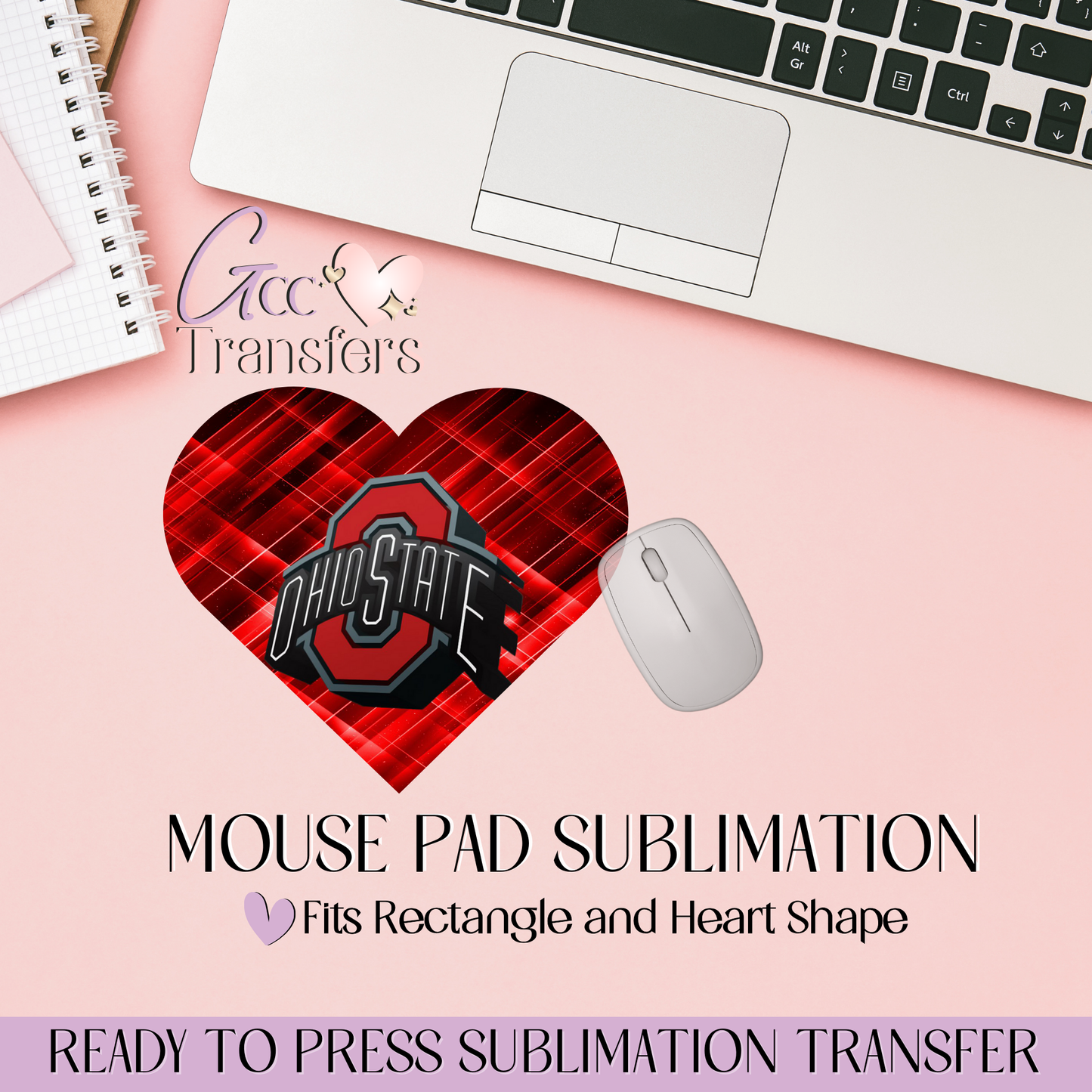 Ohio State - Mouse Pad Sublimation Transfer