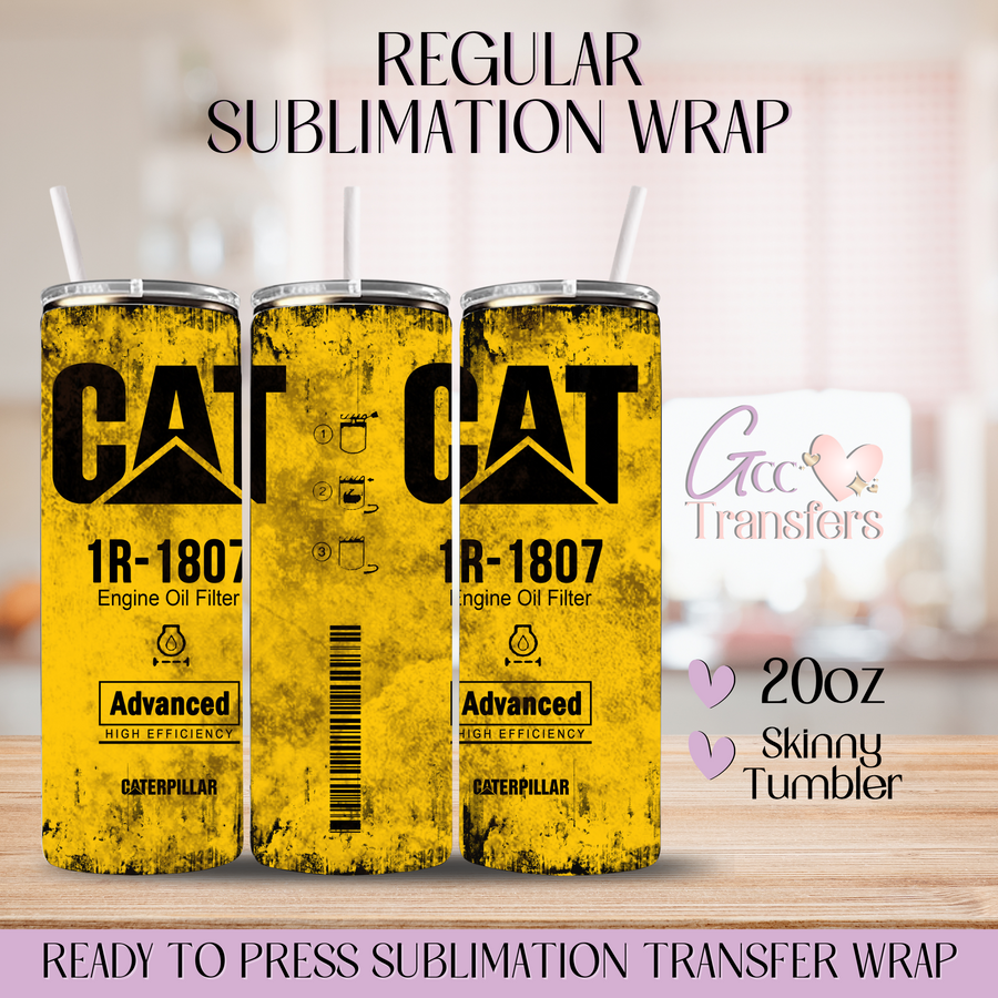 Oil Filter - 20oz Regular Sublimation Wrap
