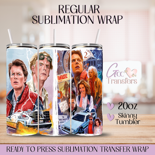 Old Movie Inspired Future - 20oz Regular Sublimation Wrap