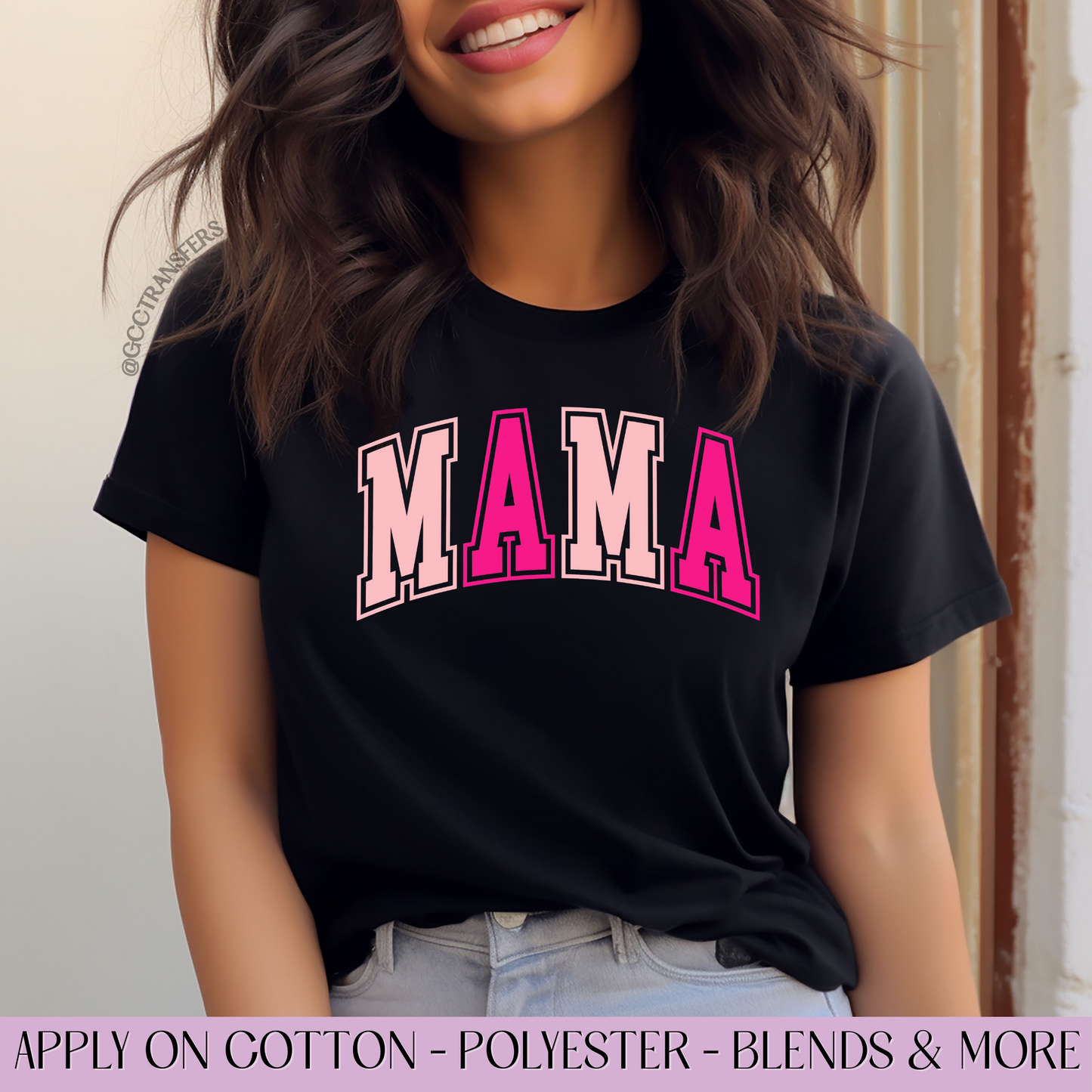 Pink Mama Retro - Full Color DTF Transfer