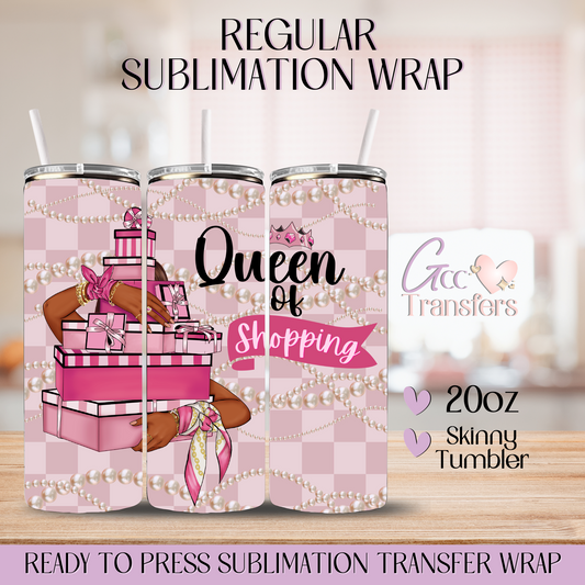 Queen of Shopping - 20oz Regular Sublimation Wrap