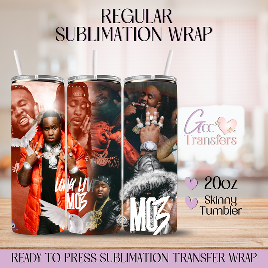 Rapper MO3- 20oz Regular Sublimation Wrap