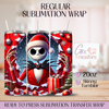 Red Christmas Wall Character- 20oz Regular Sublimation Wrap