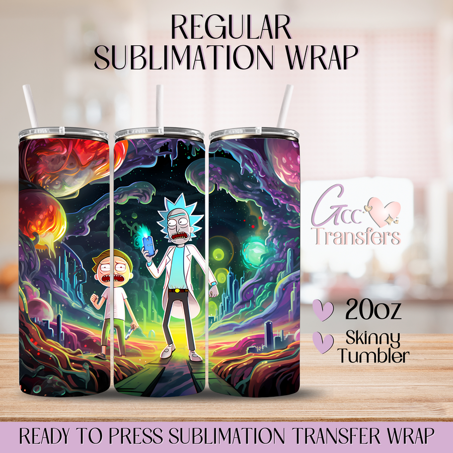 R & M Cartoon  - 20oz Regular Sublimation Wrap