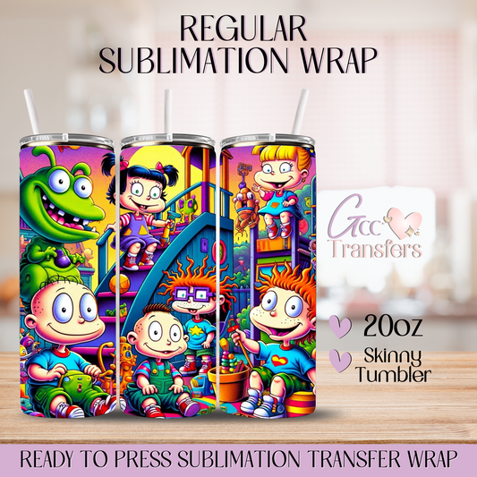 90's Kids Rugrats - 20oz Regular Sublimation Wrap