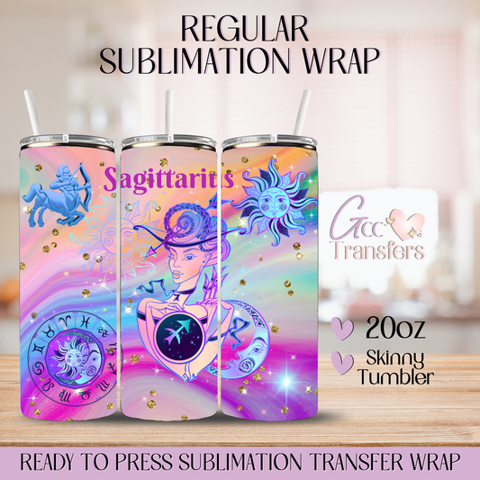 Sagittarius - 20oz Regular Sublimation Wrap