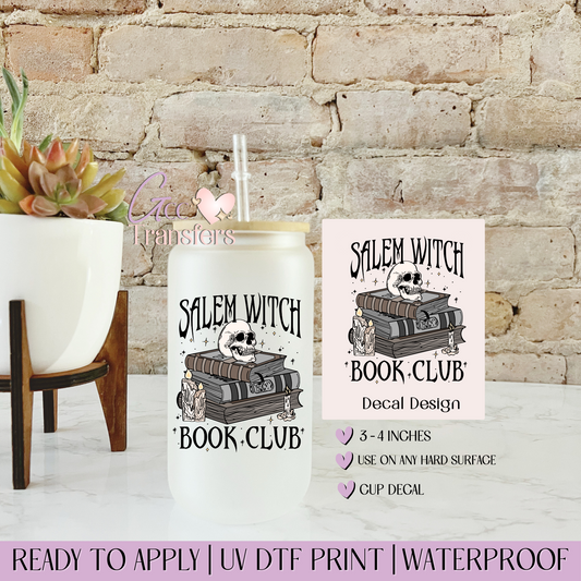 Salem Witch Book Club - Decal UVDTF