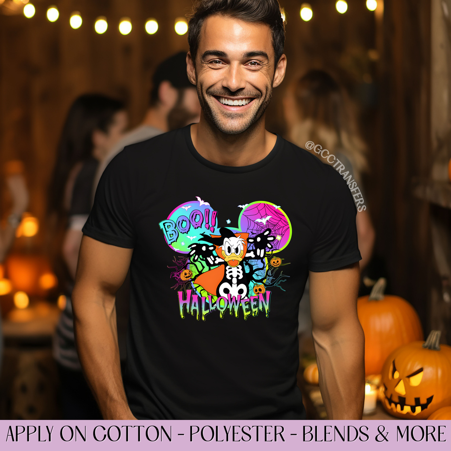 Scary Duck Boo Halloween - Full Color DTF Transfer