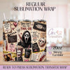Scream Horror Movie Pink - 20oz Regular Sublimation Wrap