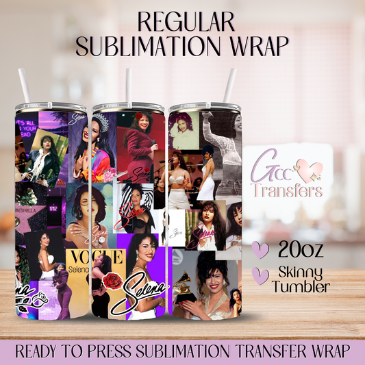 Selena - 20oz Regular Sublimation Wrap