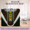 Sneaker Luxury Fashion Pattern  - 20oz Regular Sublimation Wrap