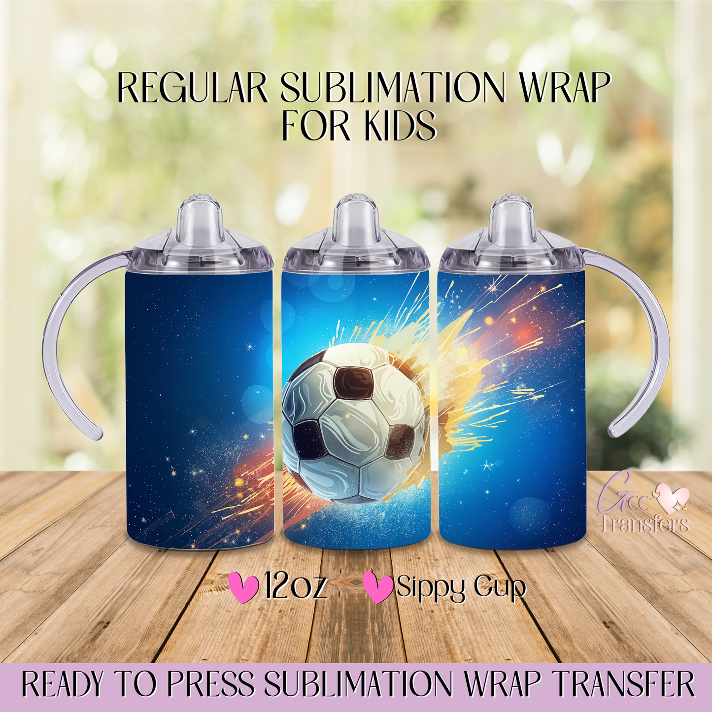 Soccer Ball - 12oz Regular Sublimation Wrap