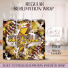 Softball Life Leopard - 20oz Regular Sublimation Wrap