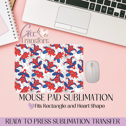 Spider Movie Cartoon - Mouse Pad Sublimation Transfer