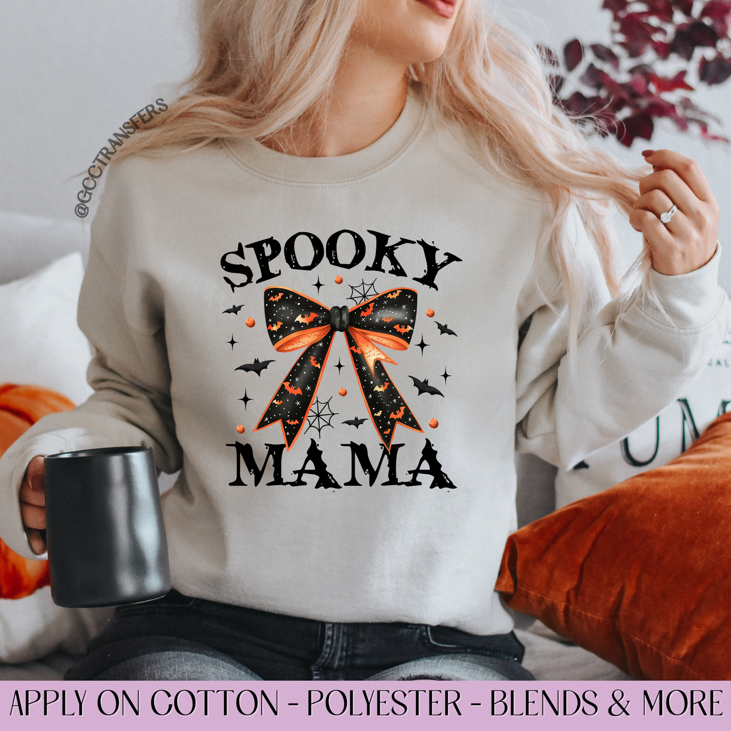 Spooky Mama Coquette - Full Color DTF Transfer