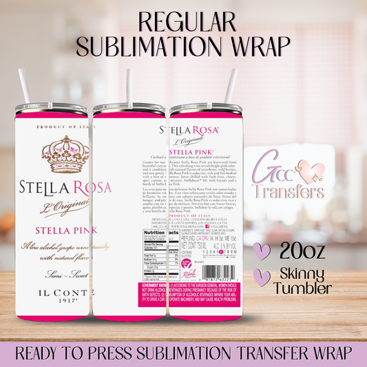 Stella Rosa Coctel - 20oz Regular Sublimation Wrap