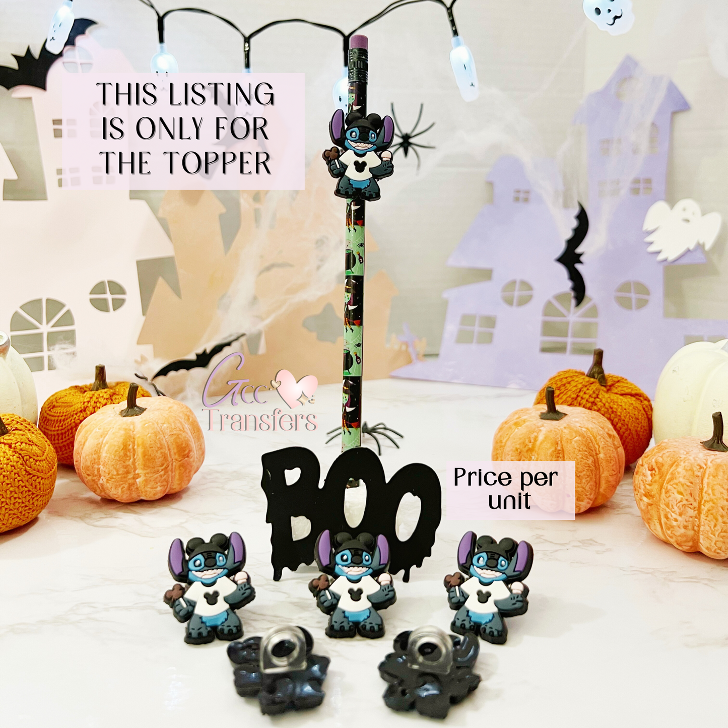Blue Costume Alien Character ( (RTS) Straw Topper