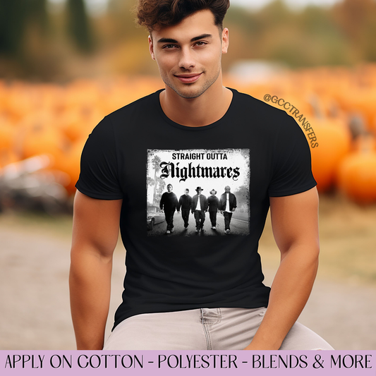 Straight Outta Nightmare - Full Color DTF Transfer