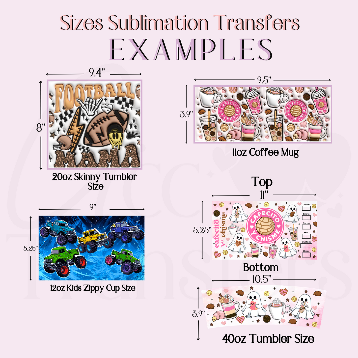 Custom Sublimation Transfers