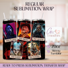 Tarot Cards Horror Movies Boys - 20oz Regular Sublimation Wrap
