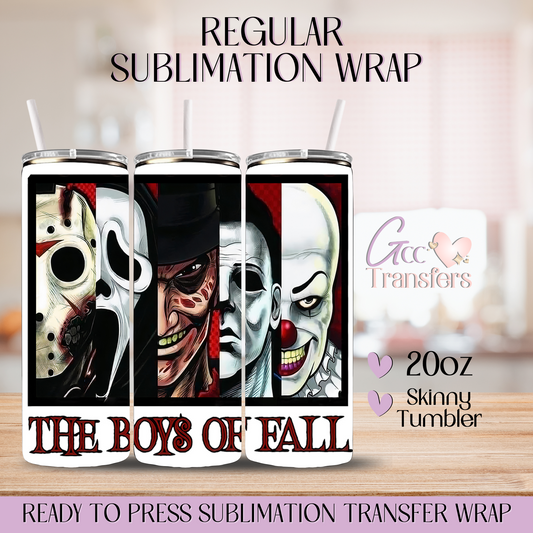 The Boys of Fall - 20oz Regular Sublimation Wrap