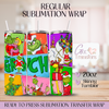 The Grinch Retro Collage - 20oz Regular Sublimation Wrap