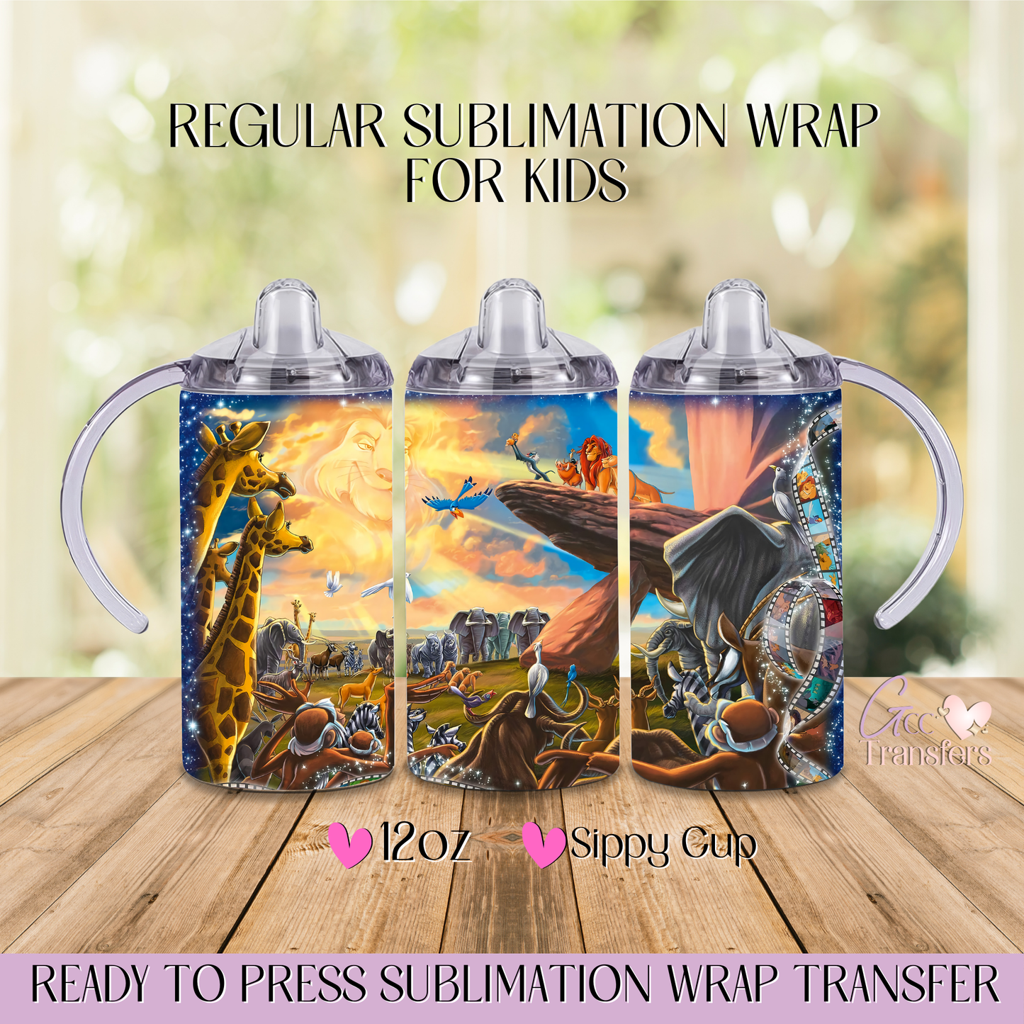 Crowned by The Jungle - 12oz Regular Sublimation Wrap
