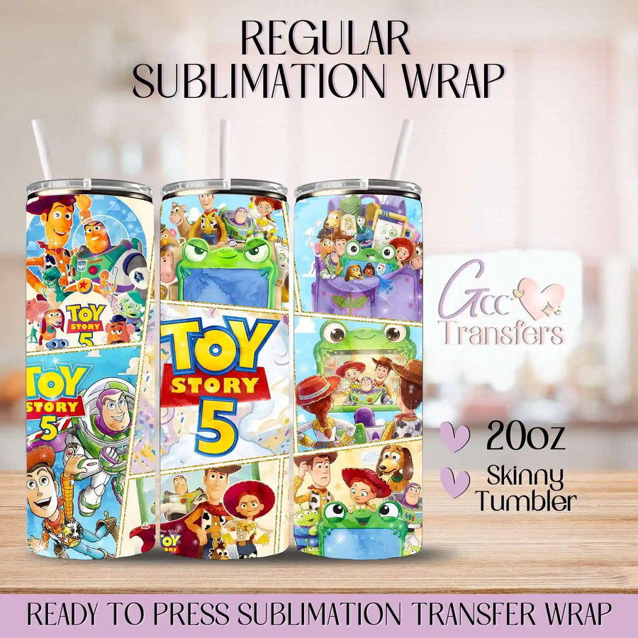 Story Movie 5- 20oz Regular Sublimation Wrap