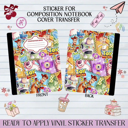 Story Movie 5 - Sticker for Notebook Cover