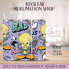 Badass Yellow Character - 20oz Regular Sublimation Wrap