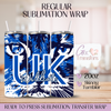 UK Wildcats Blue - 20oz Regular Sublimation Wrap