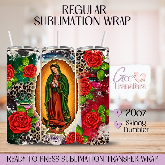 Virgen de Guadalupe - 20oz Regular Sublimation Wrap