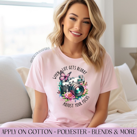 When Life Gets Blurry - Full Color DTF Transfer