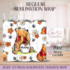 Bear Hunny & Daisies- 20oz Regular Sublimation Wrap